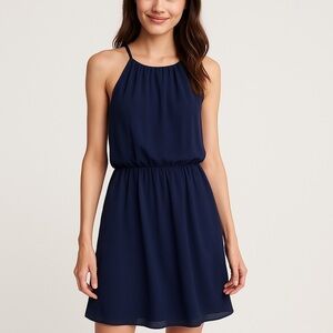 DNA Couture Navy Blue Dress